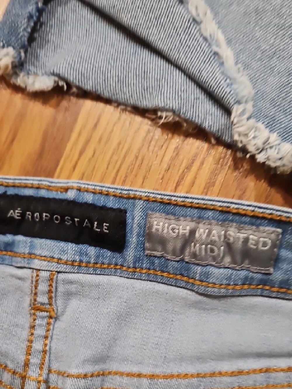 Distressed Denim Shorts - Women